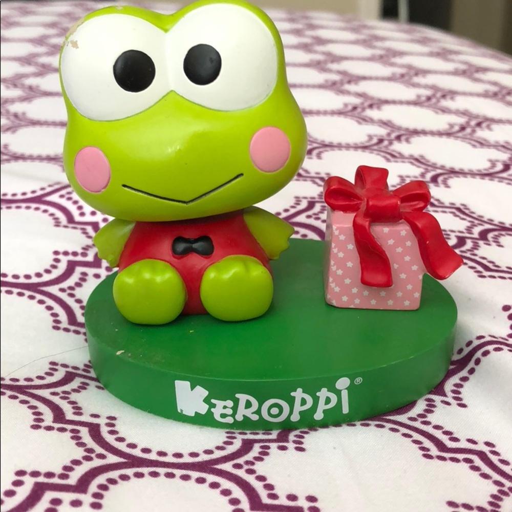 Keroppi holiday bobble head